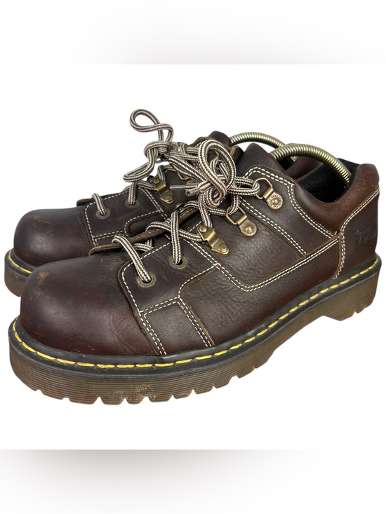 Dr. Martens Other - Dr. Martens Oxfords Chunky Low Top Brown Leather Shoes (8A79) AW004 Men’s Sz 12